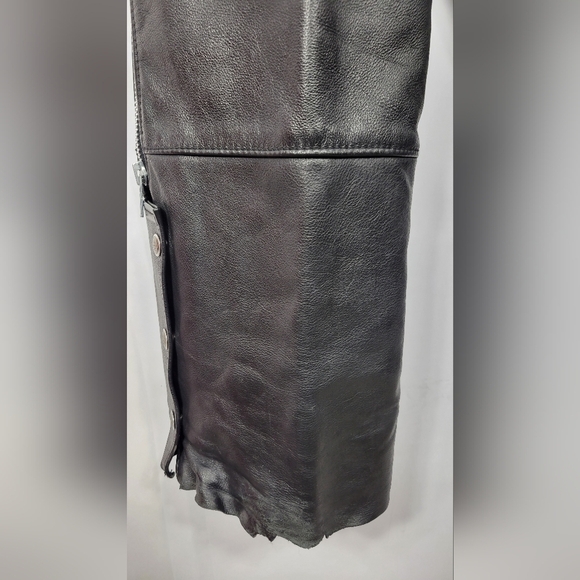 Vintage Harley-Davidson Leather Chaps Pants #569 Size L - Picture 12 of 16